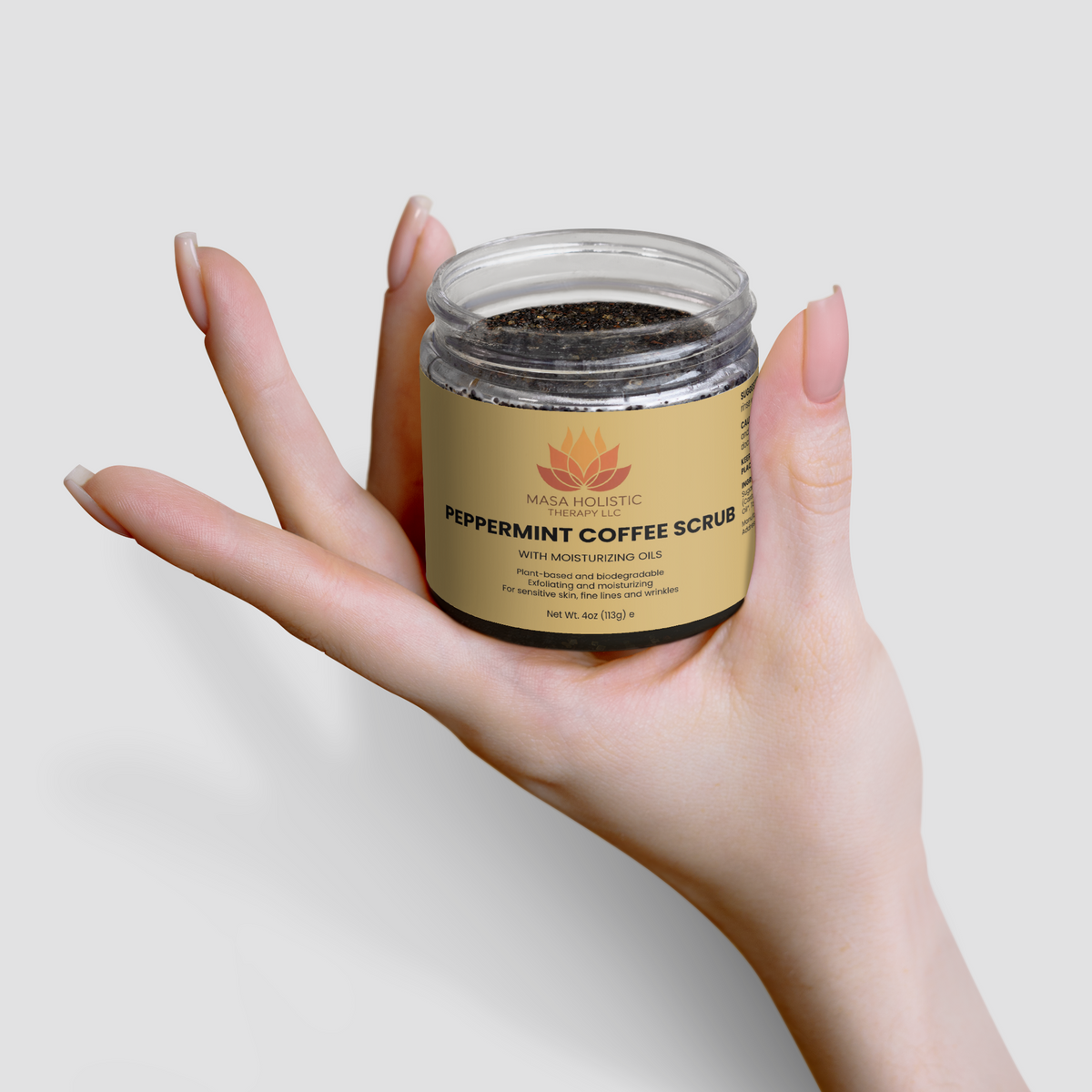 Peppermint Coffee Scrub