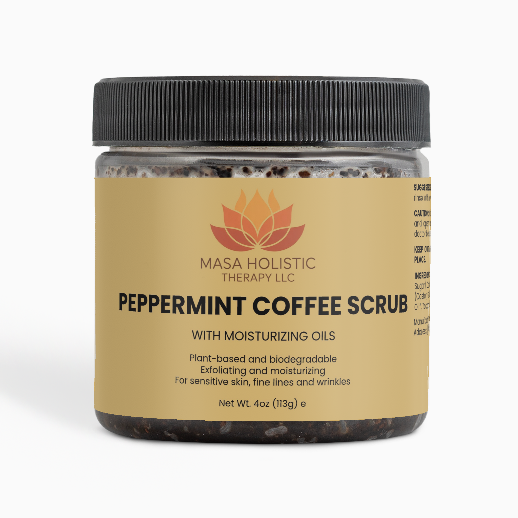 Peppermint Coffee Scrub
