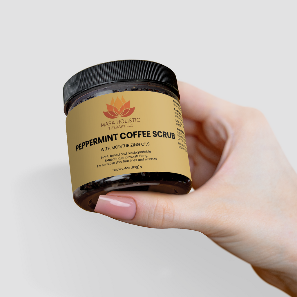 Peppermint Coffee Scrub